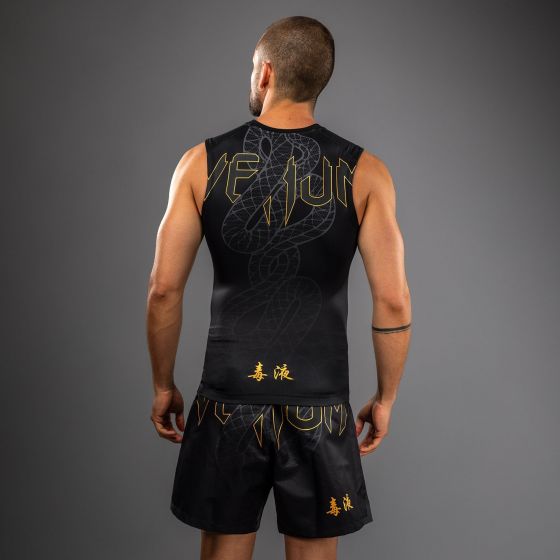 VENUM Serpenti 男士紧身背心 - 黑/银/金色
