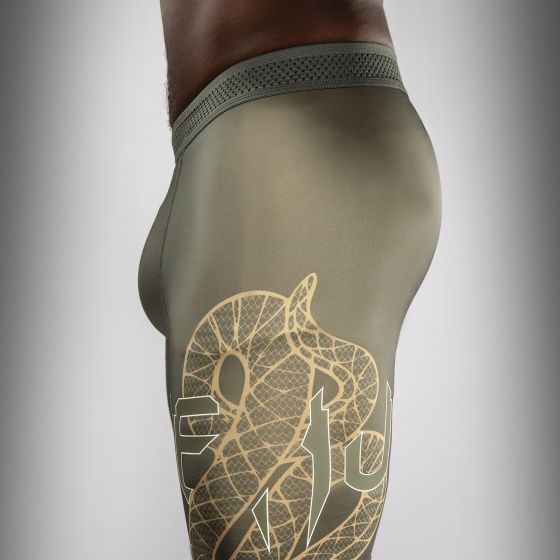 VENUM Serpenti 男士紧身短裤 - 卡其/铜/象牙白色