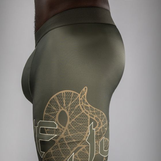 VENUM Serpenti 男士紧身长裤 - 卡其/铜/象牙白色