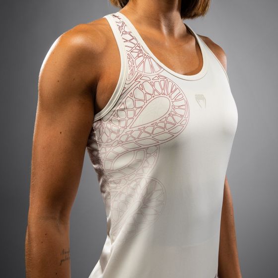 VENUM Serpenti 女士背心 - 象牙白/酒红色