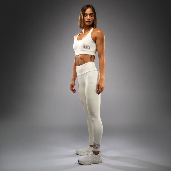 VENUM Serpenti 女士运动内衣 - 象牙白/酒红色