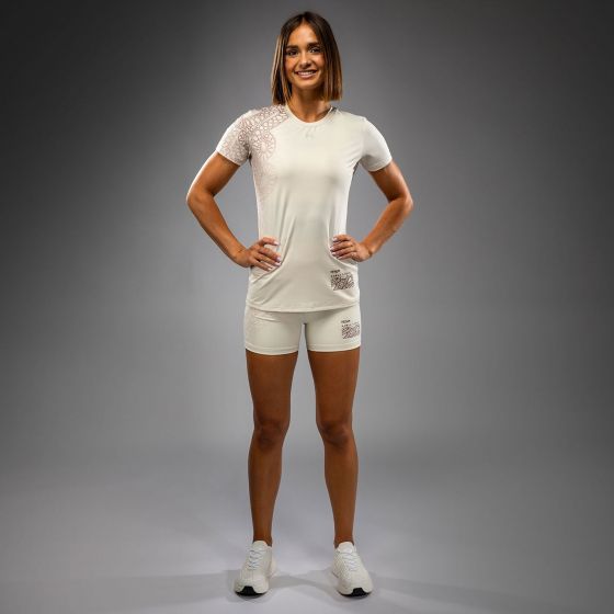 VENUM Serpenti 女士速干T恤 -  象牙白/酒红色