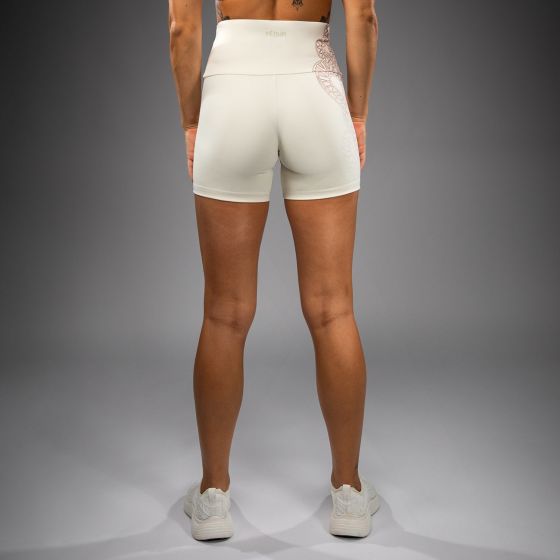 VENUM Serpenti 女士紧身短裤 - 象牙白/酒红色