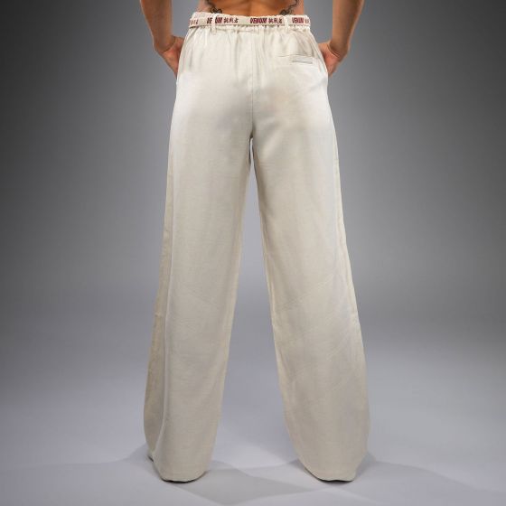 VENUM Serpenti 女士长裤 - 象牙白/酒红色