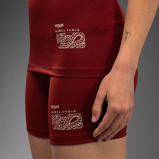 VENUM Serpenti 女士背心 - 酒红/象牙白色