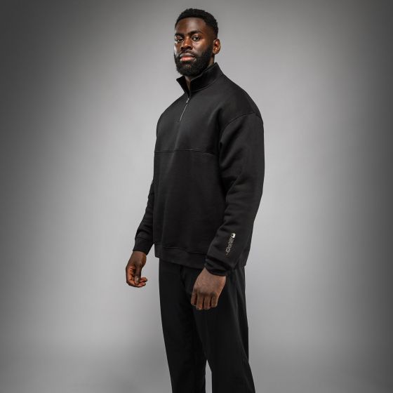 VENUM Eclipse 男士半拉链卫衣 - 黑/象牙白色