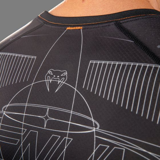 VENUM Eclipse 男士短袖紧身衣 - 黑/象牙白色