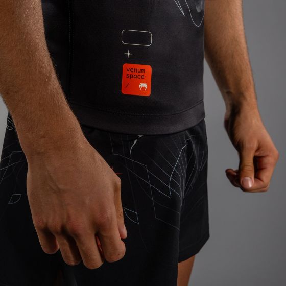 VENUM Eclipse 男士短袖紧身衣 - 黑/象牙白色