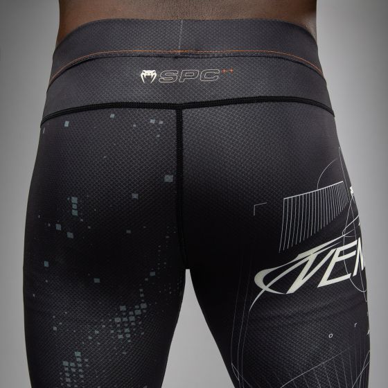 VENUM Eclipse 男士紧身长裤 - 黑/象牙白色