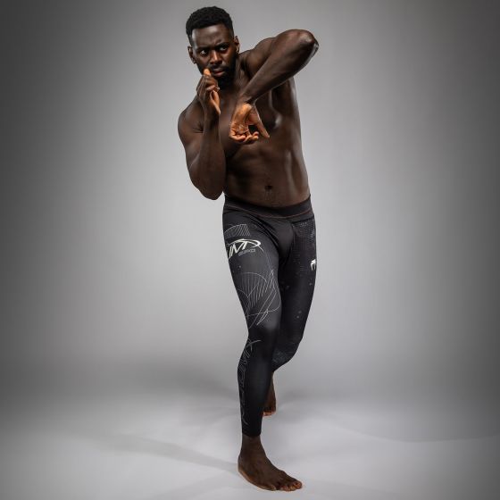 VENUM Eclipse 男士紧身长裤 - 黑/象牙白色