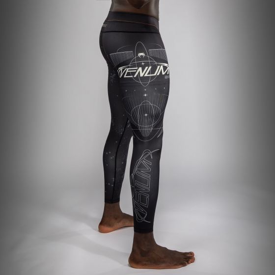 VENUM Eclipse 男士紧身长裤 - 黑/象牙白色
