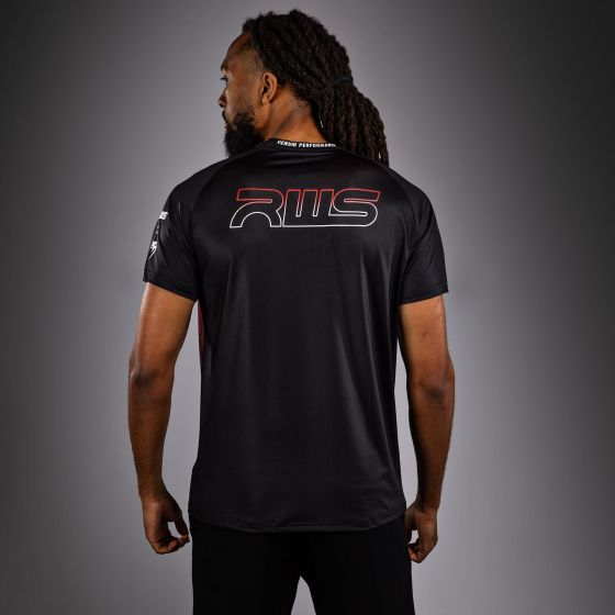 VENUM × RWS 2.0 男士速干T恤 - 黑/红色