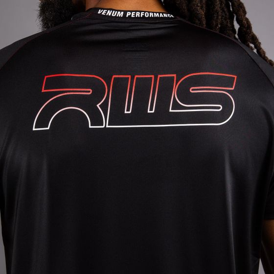 VENUM × RWS 2.0 男士速干T恤 - 黑/红色