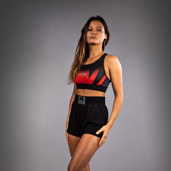 VENUM × RWS 2.0 女士运动内衣 - 黑/红色