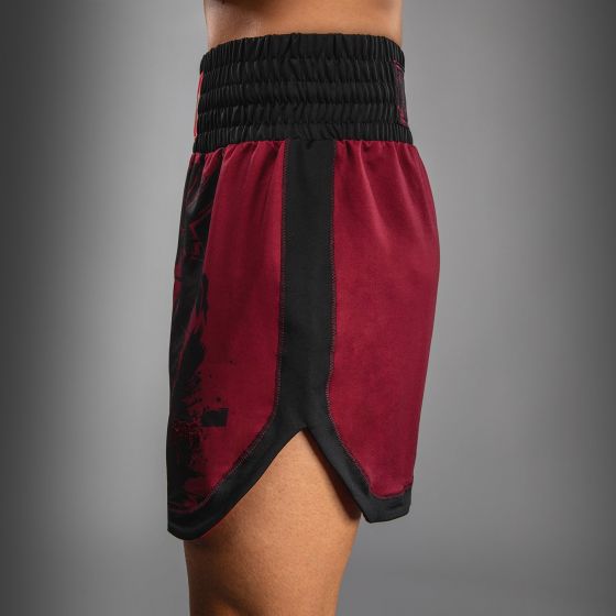 VENUM × Assassin‘s Creed Shadows 拳击短裤 - 酒红/黑色