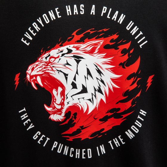 Venum × Mike Tyson Tiger 男士无袖卫衣 - 黑/红色