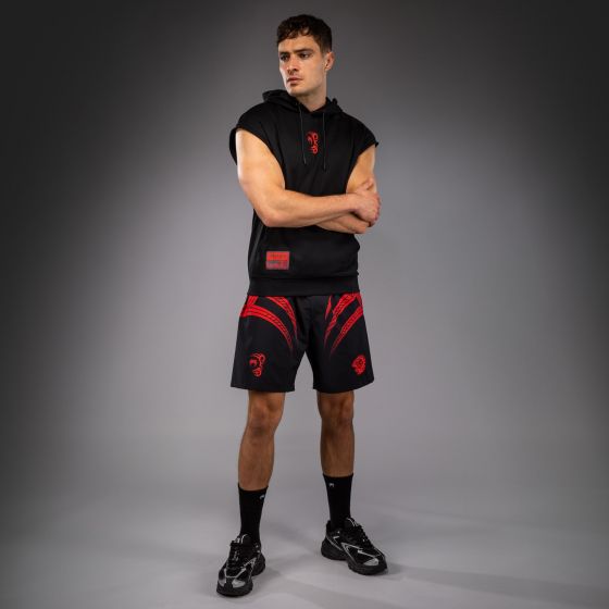 Venum × Mike Tyson Tiger 男士无袖卫衣 - 黑/红色