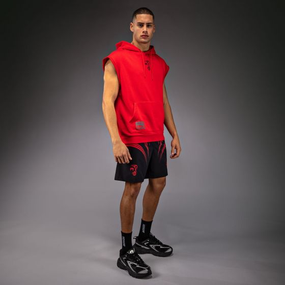 Venum × Mike Tyson Tiger 男士无袖卫衣 - 红/黑色