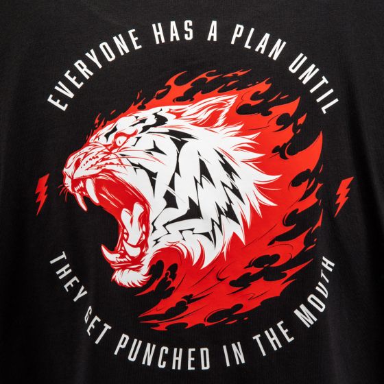 Venum × Mike Tyson Tiger 男士T恤 - 黑色