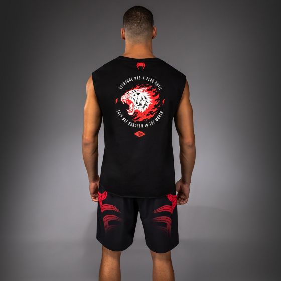 Venum × Mike Tyson Tiger 男士无袖T恤 - 黑色