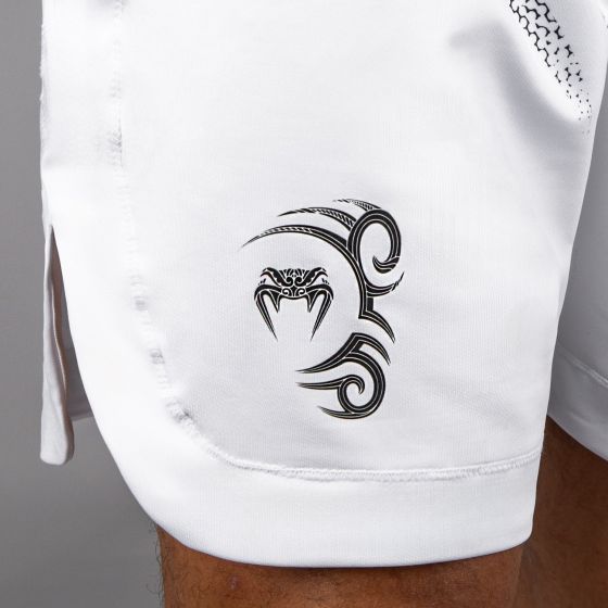 Venum × Mike Tyson Tiger 男士拳击短裤 - 白/黑色