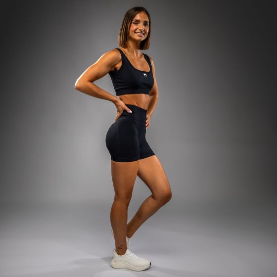 VENUM Sculpt 女士紧身短裤 - 黑/白色