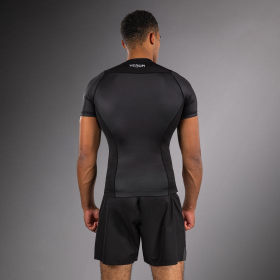 VENUM No Gi 男士短袖紧身衣 - 黑/白色