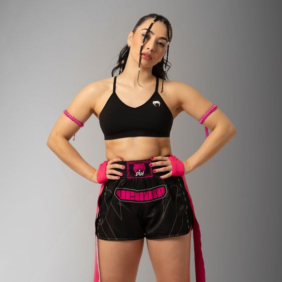 VENUM × Dua 泰拳短裤 - 黑/粉色