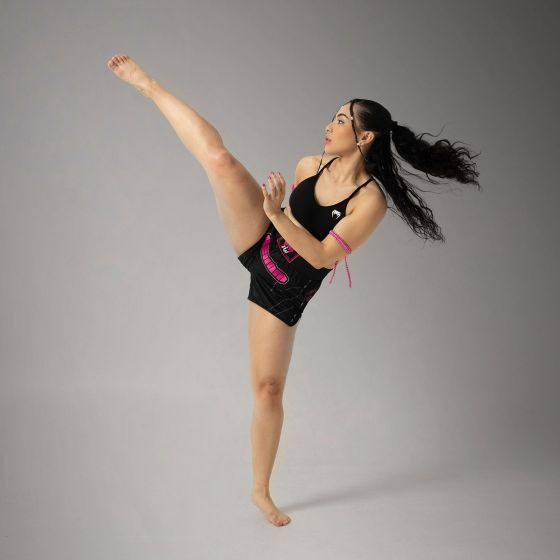 VENUM × Dua 泰拳短裤 - 黑/粉色