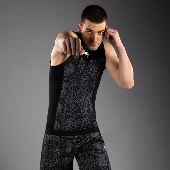 VENUM G-Fit Scales 男士紧身背心 - 黑/炭灰色