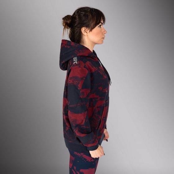 UFC Zenith | VENUM 格斗周 女士卫衣- 海军蓝/酒红/银色