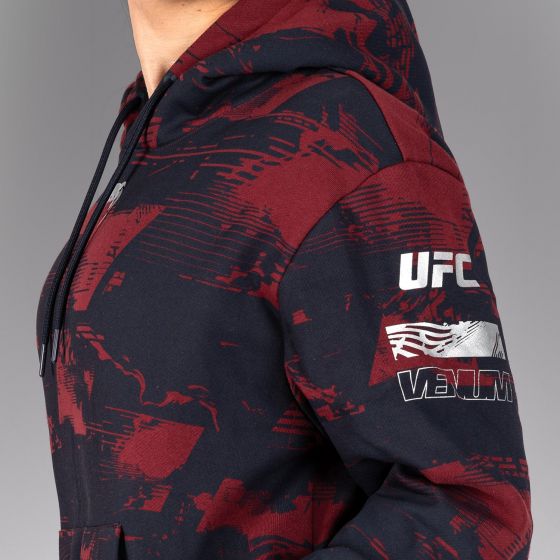 UFC Zenith | VENUM 格斗周 女士卫衣- 海军蓝/酒红/银色