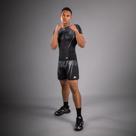 VENUM Adrenaline 短袖紧身衣 - 黑/银灰色