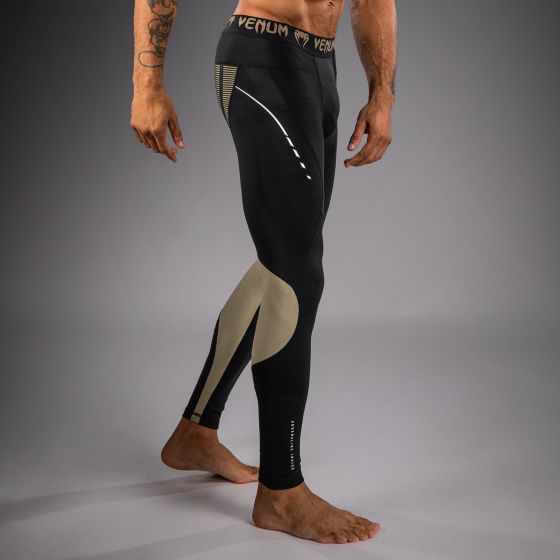 VENUM Adrenaline 男士紧身长裤 - 黑/沙色