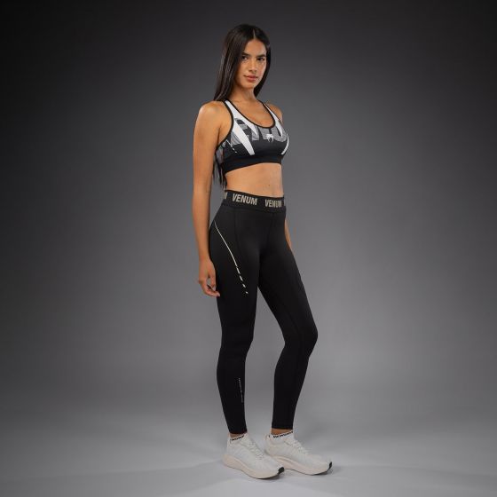 VENUM Adrenaline 女士紧身长裤 - 黑/象牙白色