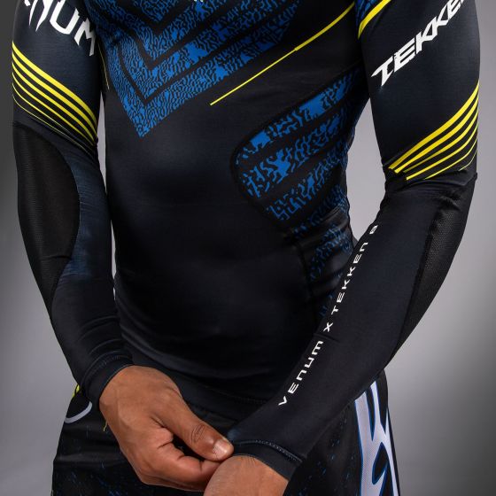VENUM x TEKKEN 8 男士长袖紧身衣 - King - 黑/黄色