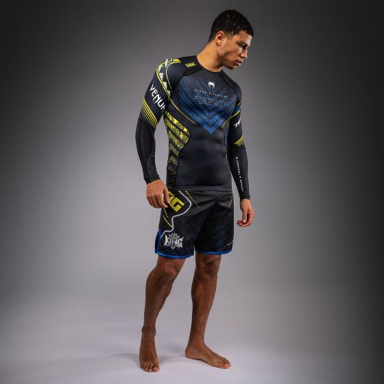 VENUM x TEKKEN 8 男士长袖紧身衣 - King - 黑/黄色