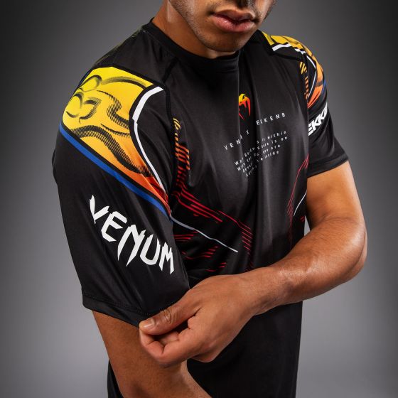VENUM x TEKKEN 8 速干T恤 - Yoshimitsu - 黑/橙色