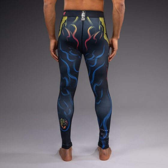 VENUM x TEKKEN 2 紧身长裤 - Yoshimitsu - 黑/橙色