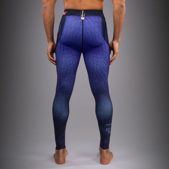 VENUM x TEKKEN 8 紧身长裤 - Kazuya - 黑/紫色