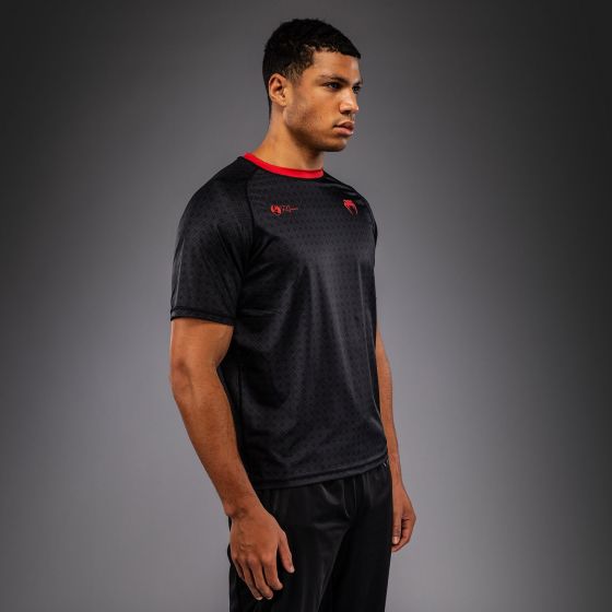 VENUM x Roger Gracie Academy 男士速干T恤 - 黑/红色