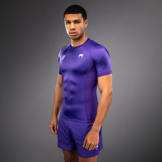 VENUM x Roger Gracie Academy SS 男士短袖紧身衣 - 紫色
