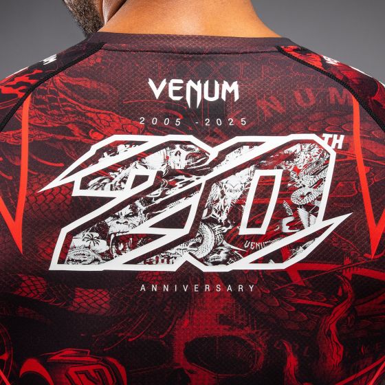 VENUM 20th Anniversary 短袖紧身衣 - 黑/红色