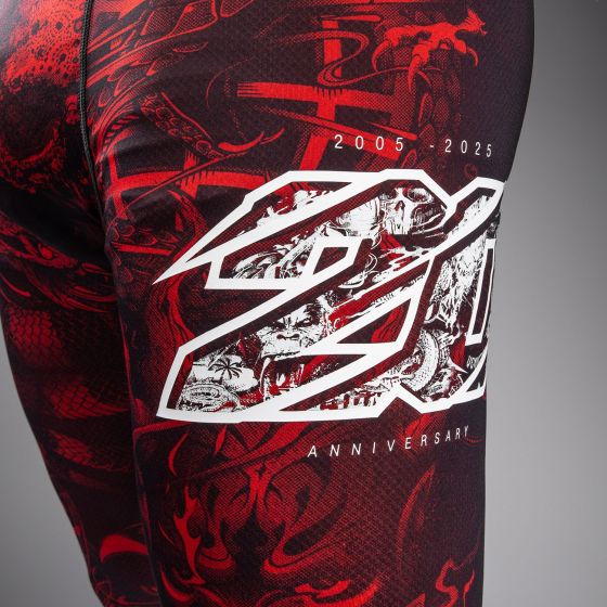 VENUM 20th Anniversary 紧身长裤 - 黑/红色