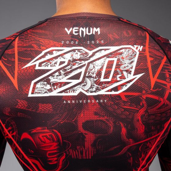 VENUM 20th Anniversary 长袖紧身衣 - 黑/红色
