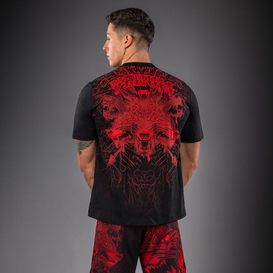 VENUM Wolf Atak T恤 - 黑/红色