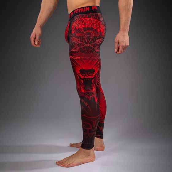 VENUM Wolf Atak 紧身长裤 - 黑/红色