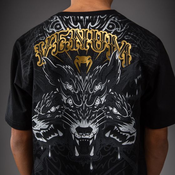 VENUM Wolf Atak 儿童T恤 - 黑/灰色