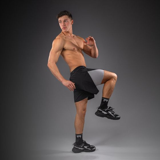 VENUM Lazer 男士训练短裤 - 黑/灰色