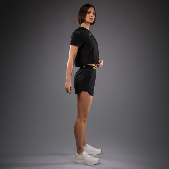 VENUM Lazer 女士训练短裤 - 黑/黄色